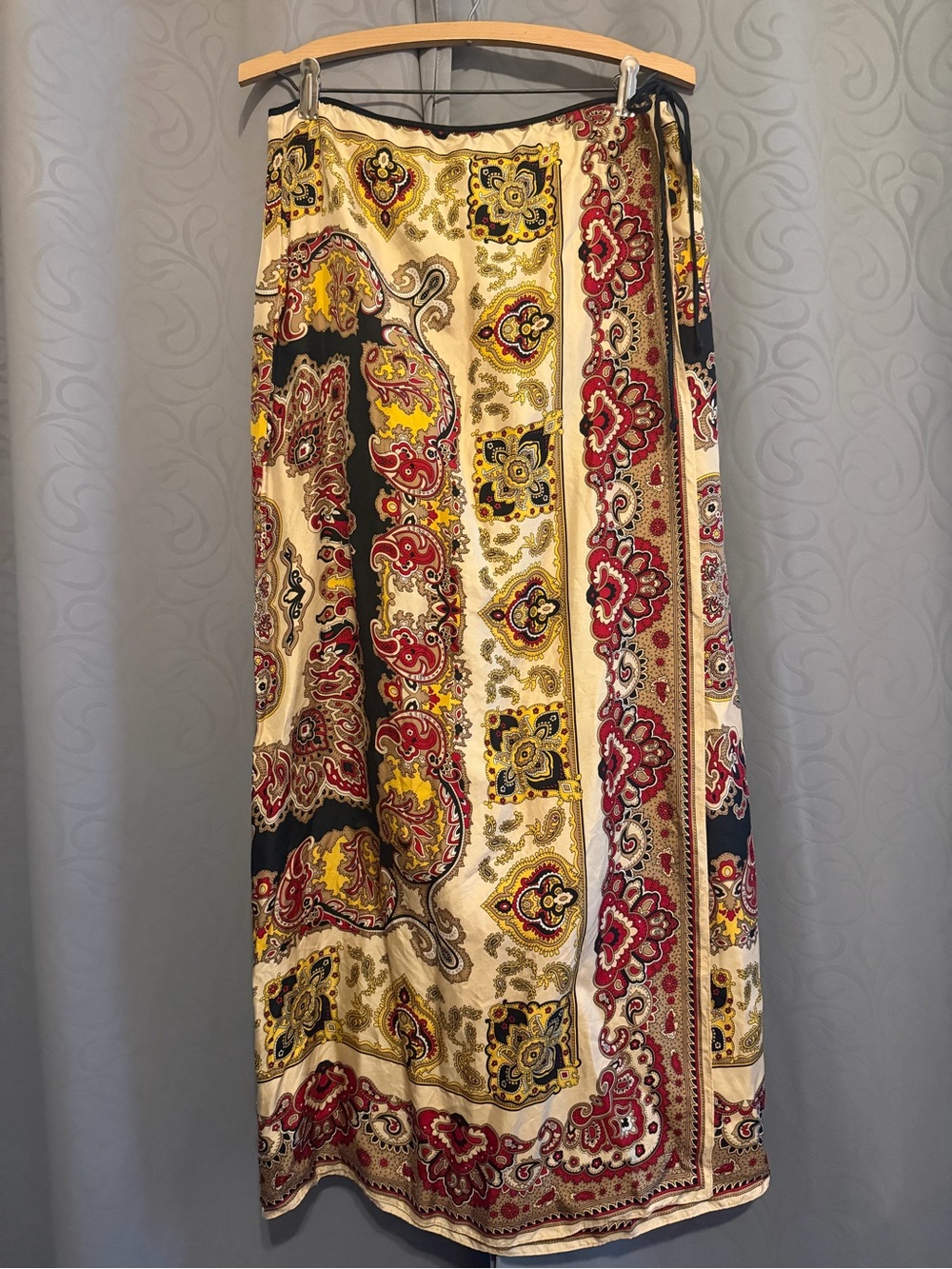 Vintage Dana Buchman silk Wrap Skirt